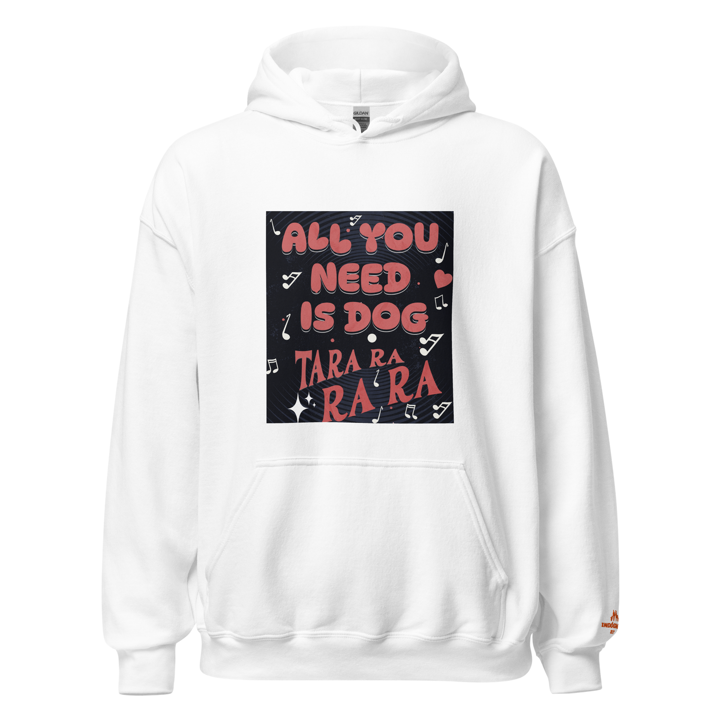 Sudadera con slogan mascota