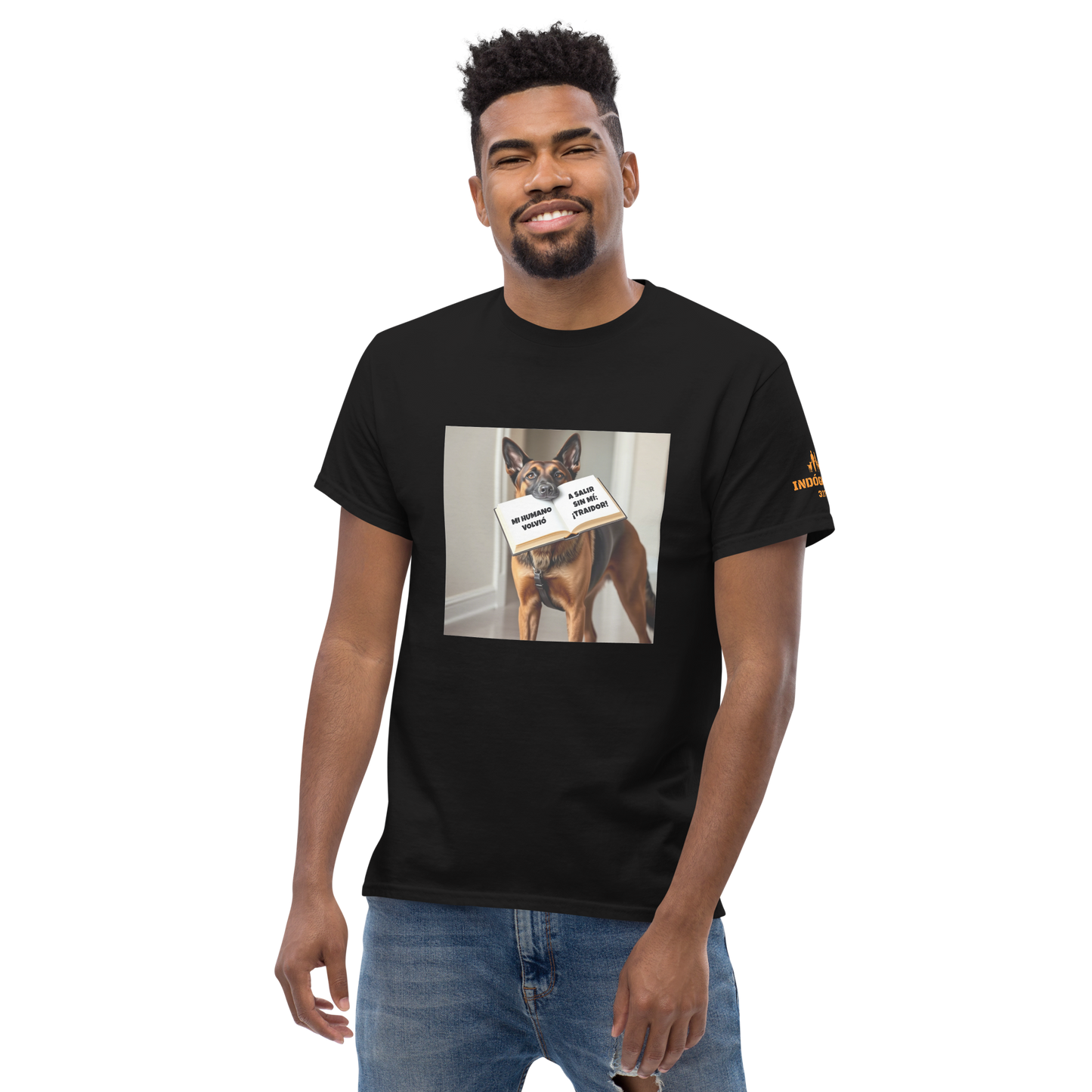 Camiseta con imagen divertida de perro