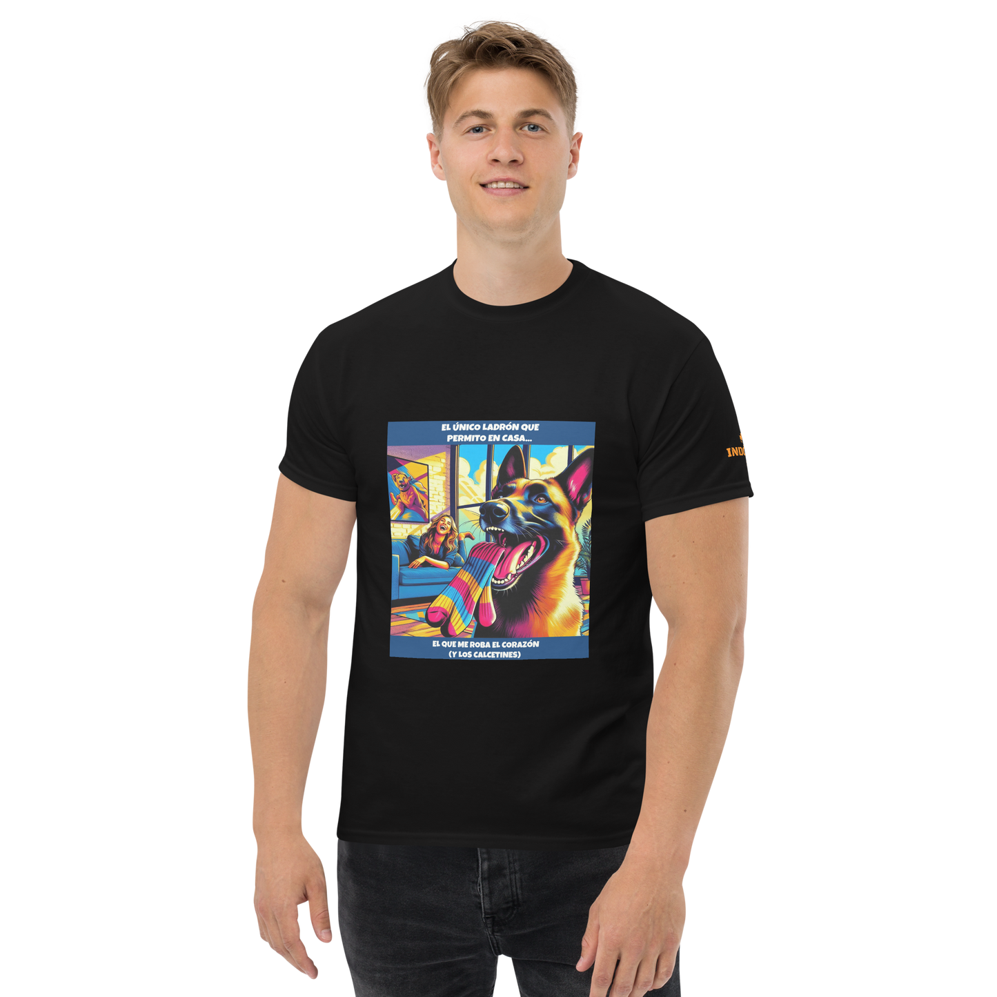 Camiseta con imagen divertida perruna