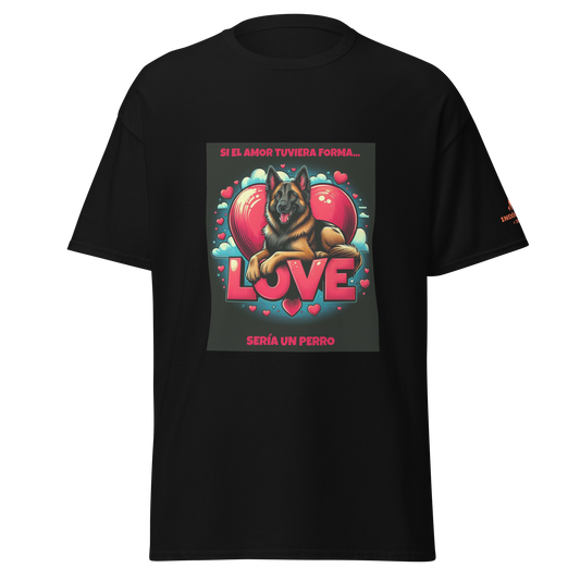 Camiseta con lema para amantes de los perros