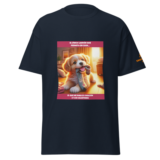 Camiseta con slogan mascota