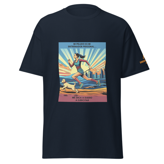 Camiseta con slogan perruno