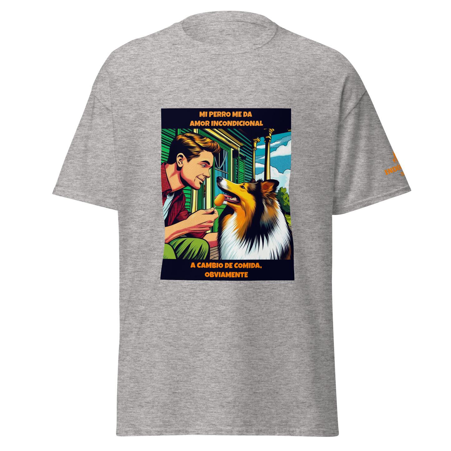 Camiseta con frase mascota