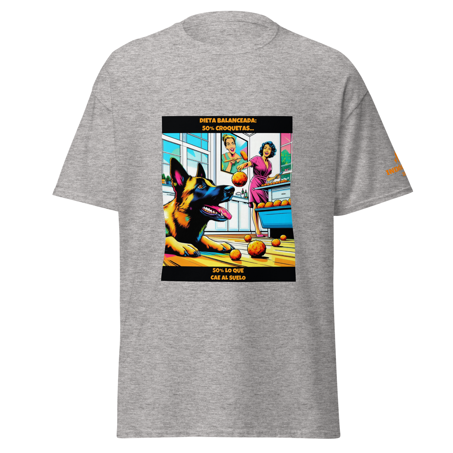 Camiseta con imagen divertida perruna
