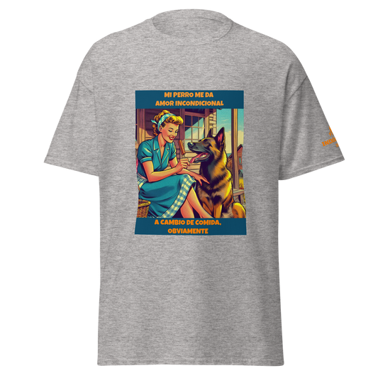 Camiseta con slogan mascota