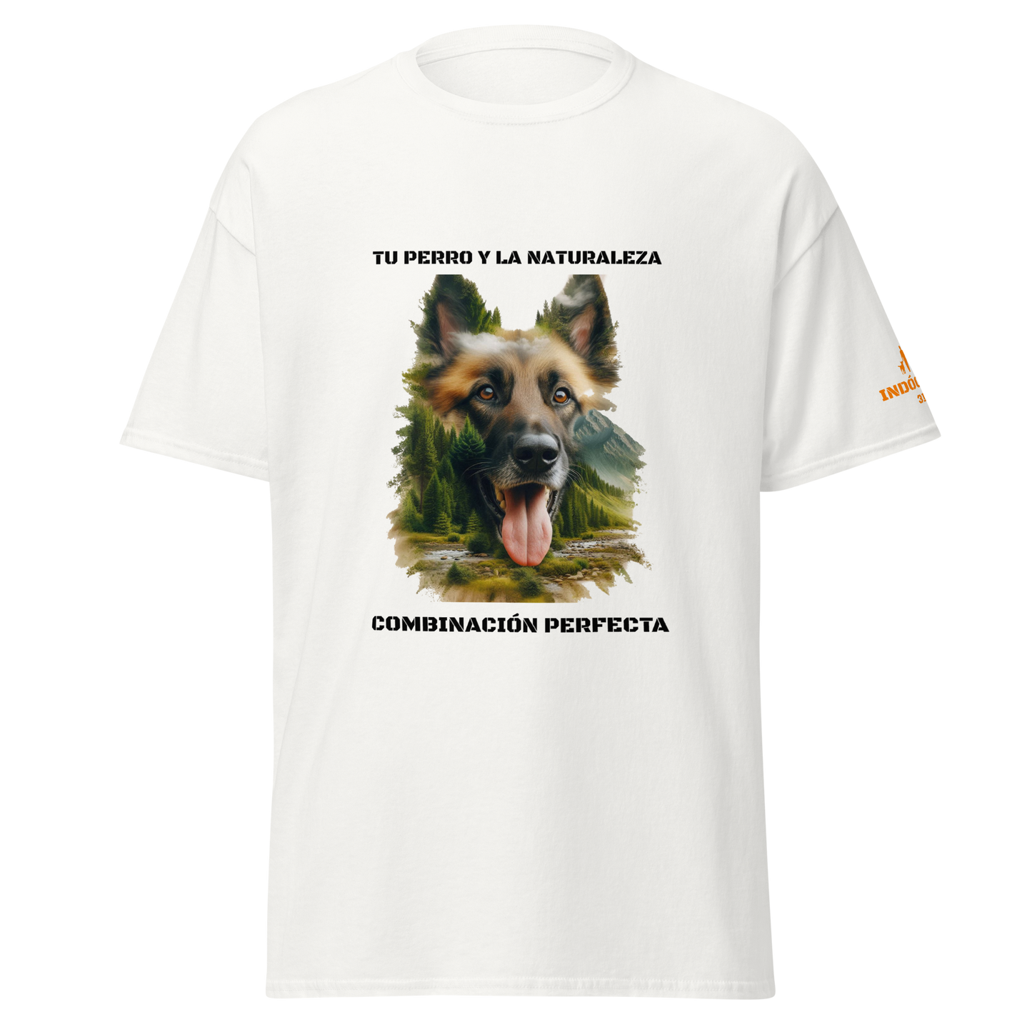 Camiseta con estilo perruno