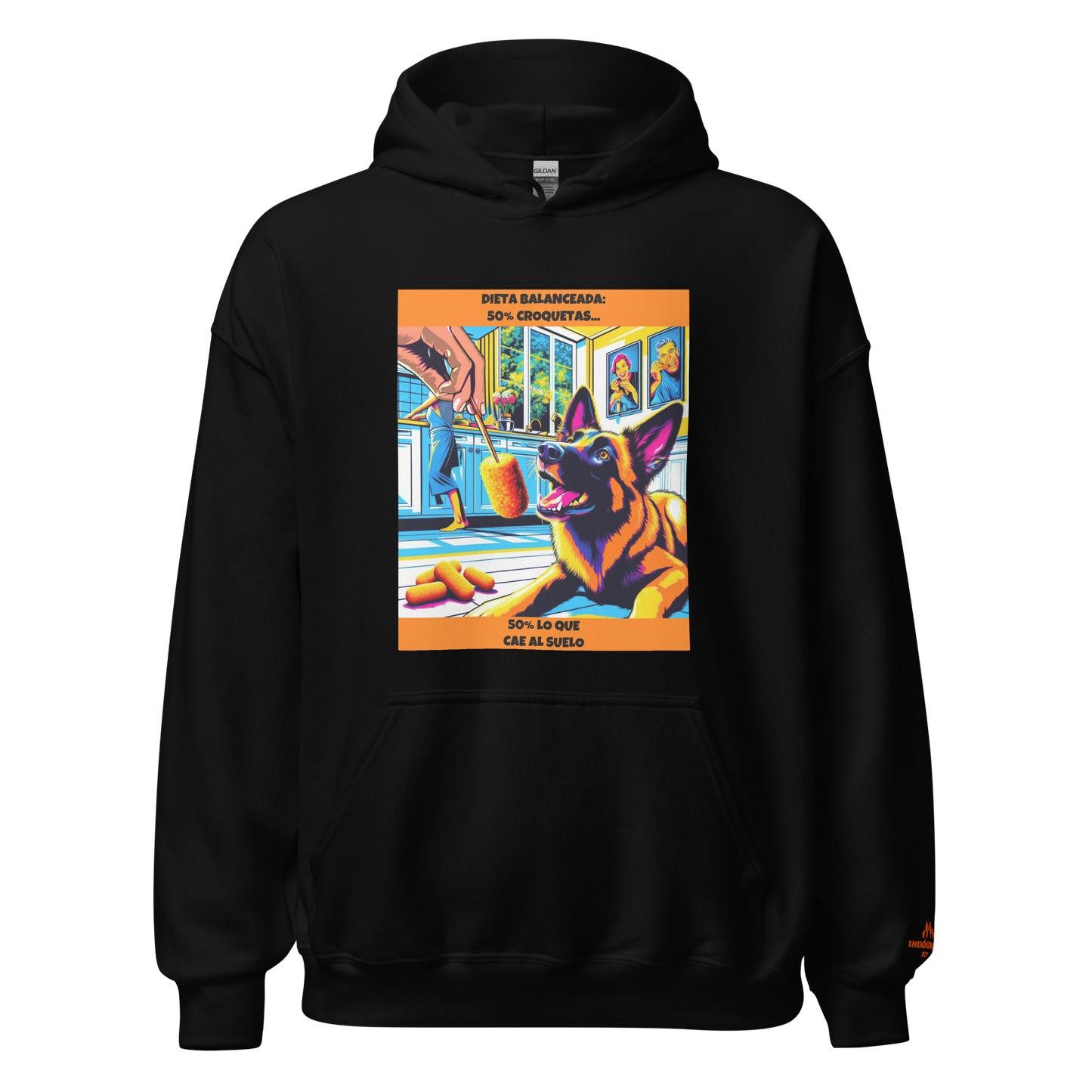 Sudadera con frase divertida perruna