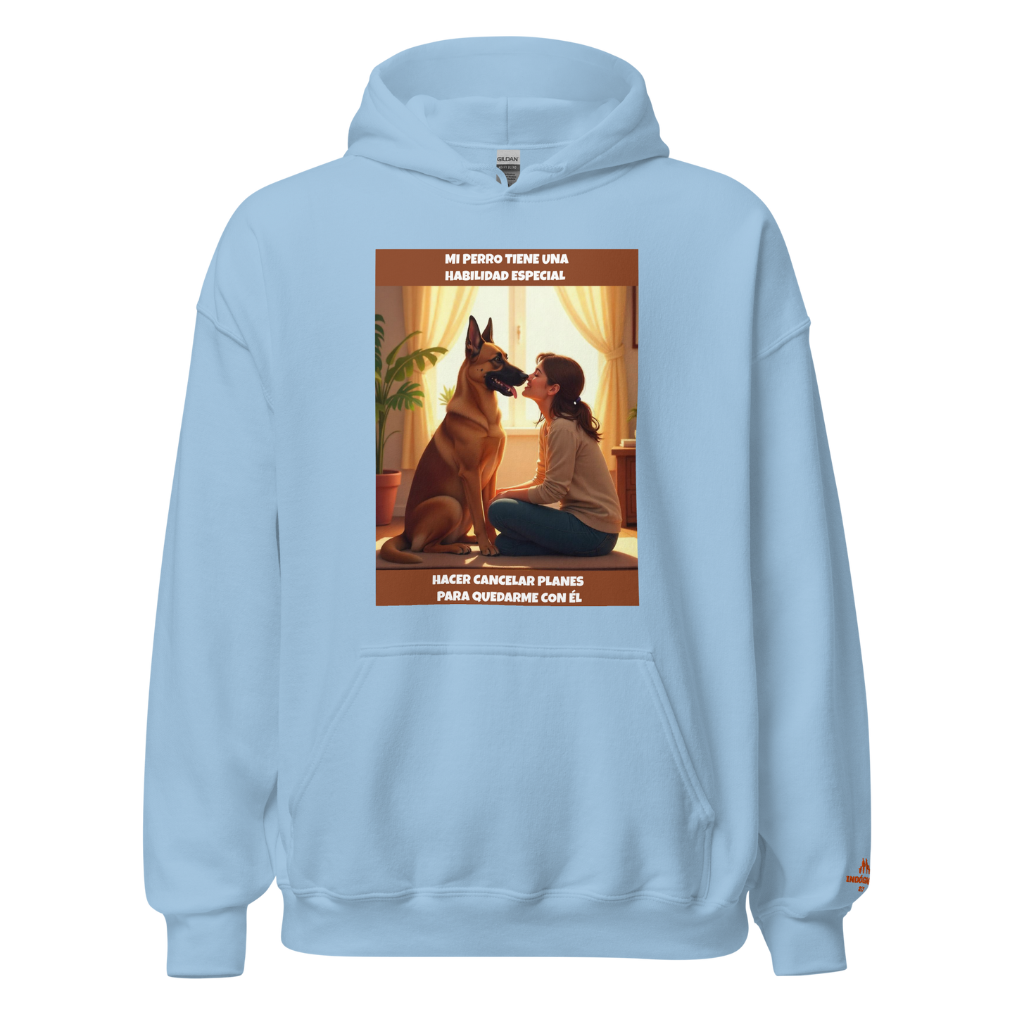 Sudadera personalizada con frase de perro P05