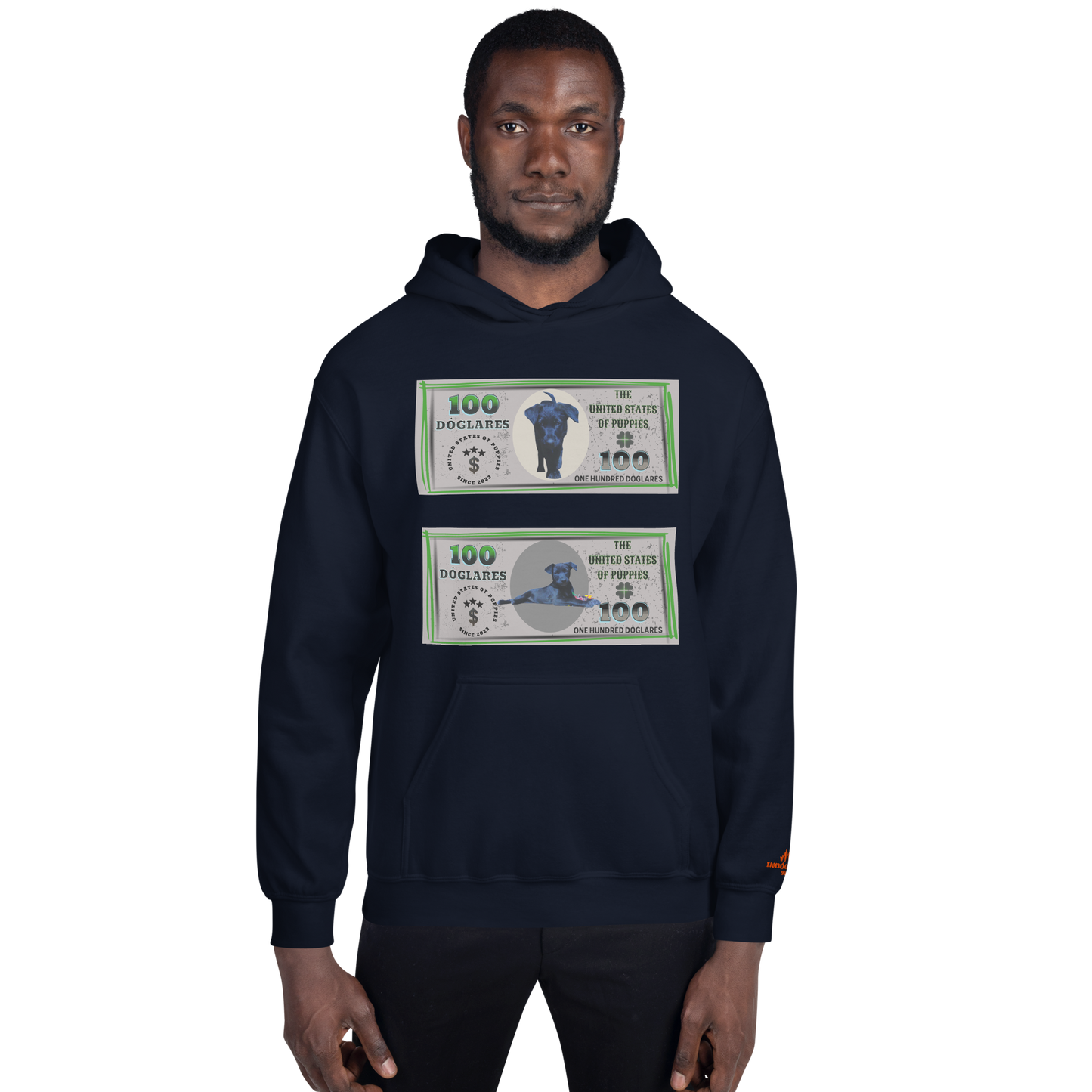 Sudadera con capucha "Colección Dóglares"