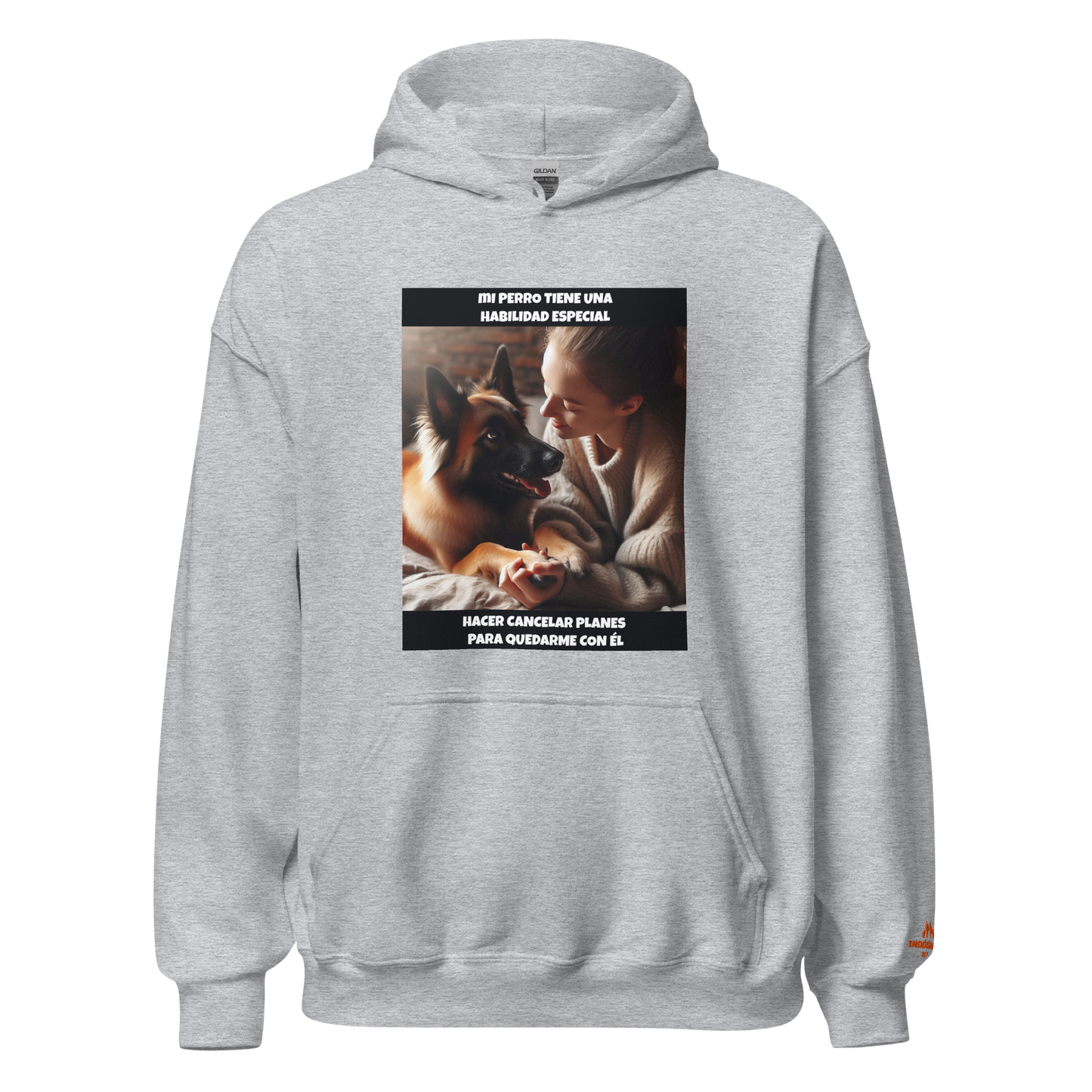 Sudadera personalizada con frase de mascota P04