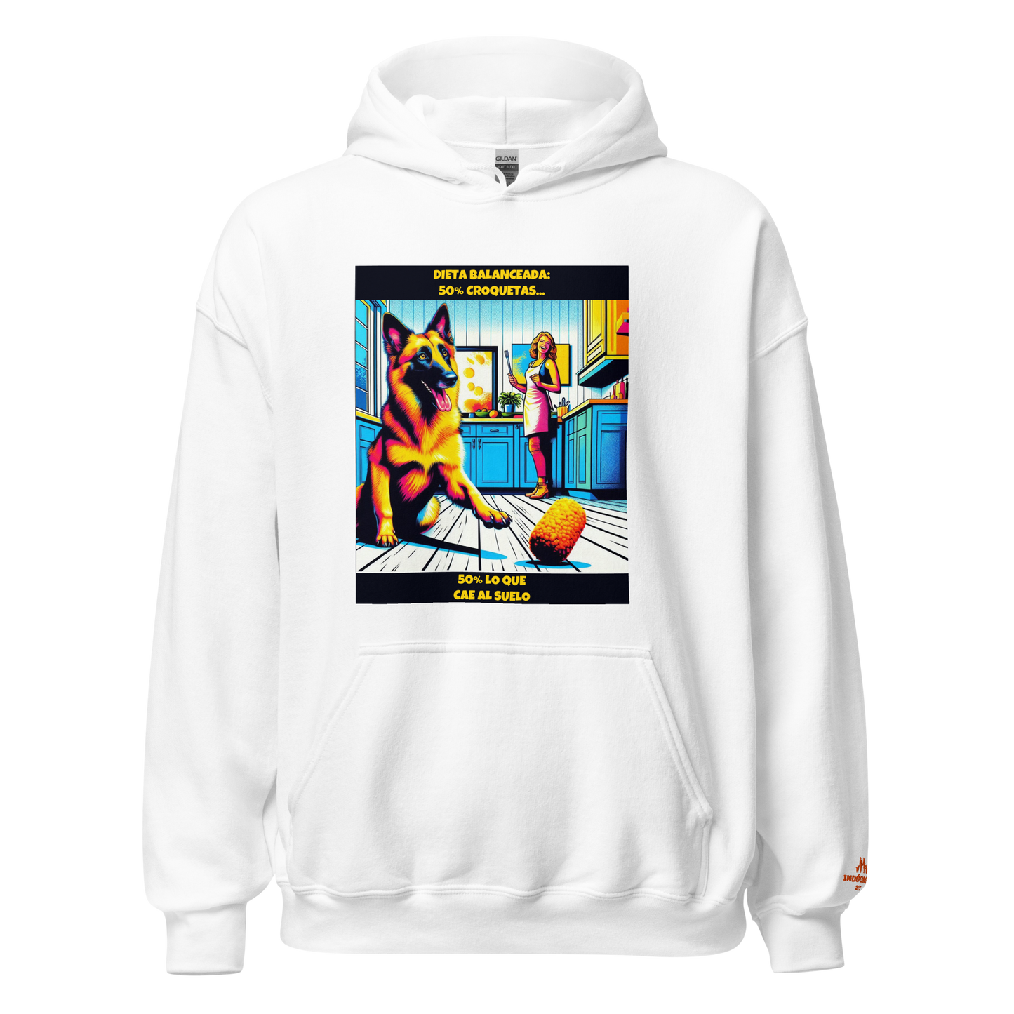 Sudadera con imagen divertida de perro
